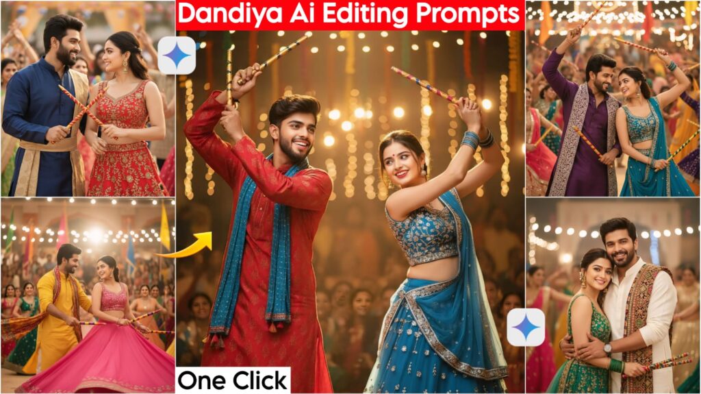 Dandiya Photo Editing Prompts - Google Gemini Prompts