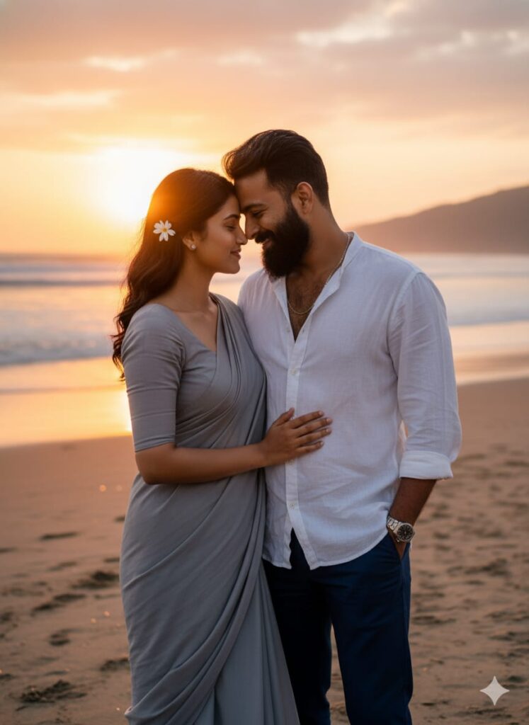 Best Google Gemini Ai Prompts to Create Romantic Couple Portrait in Full HD