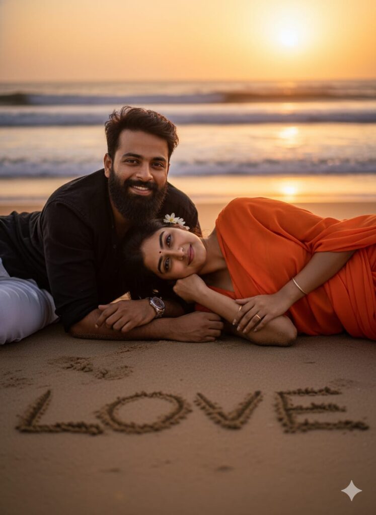 Best Google Gemini Ai Prompts to Create Romantic Couple Portrait in Full HD