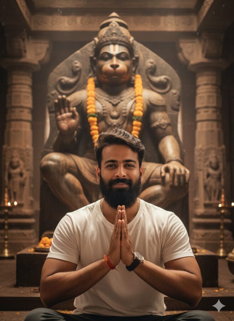 Google Gemini Ai Photo Prompts 1 Click – Retro God Hanuman Ai Prompts