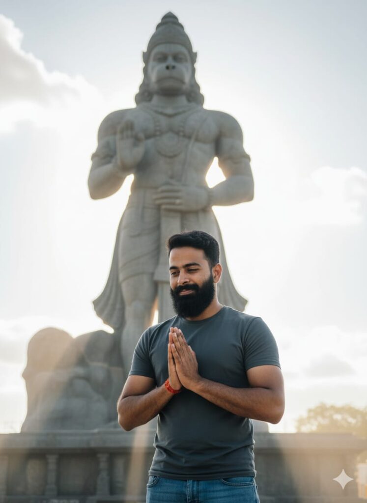 Google Gemini Ai Photo Prompts 1 Click – Retro God Hanuman Ai Prompts