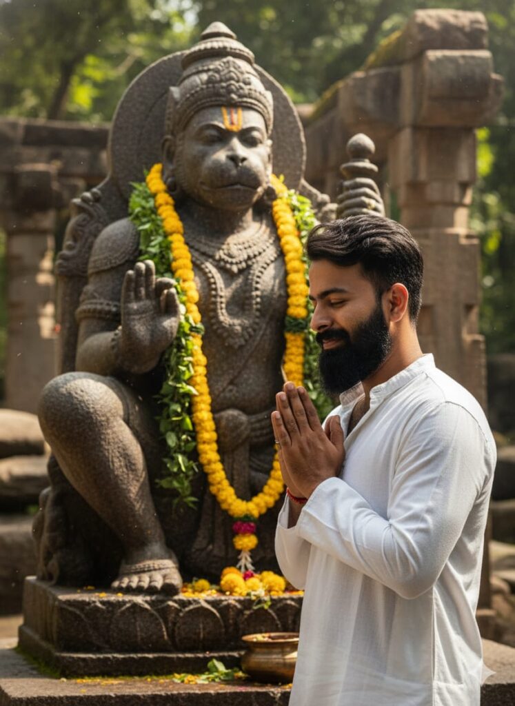 Google Gemini Ai Photo Prompts 1 Click – Retro God Hanuman Ai Prompts