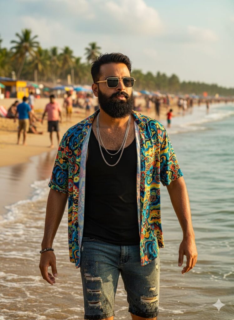 Google Gemini Retro Styles Goa Beach Ai Prompt - Gemini Ai Photo Editing