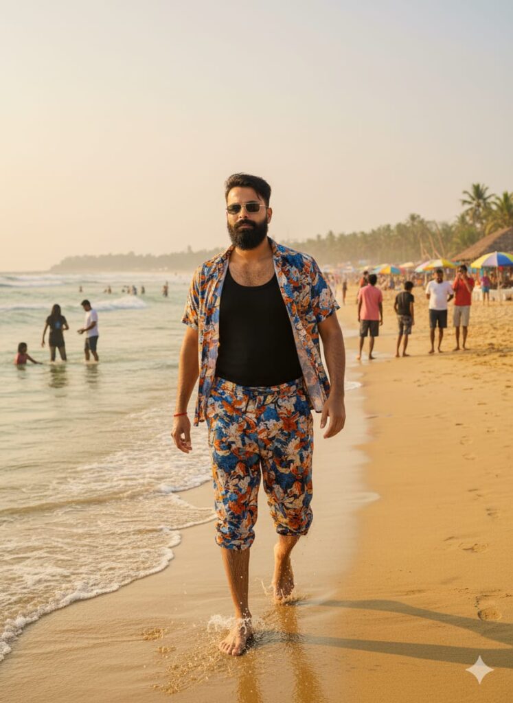 Google Gemini Retro Styles Goa Beach Ai Prompt - Gemini Ai Photo Editing