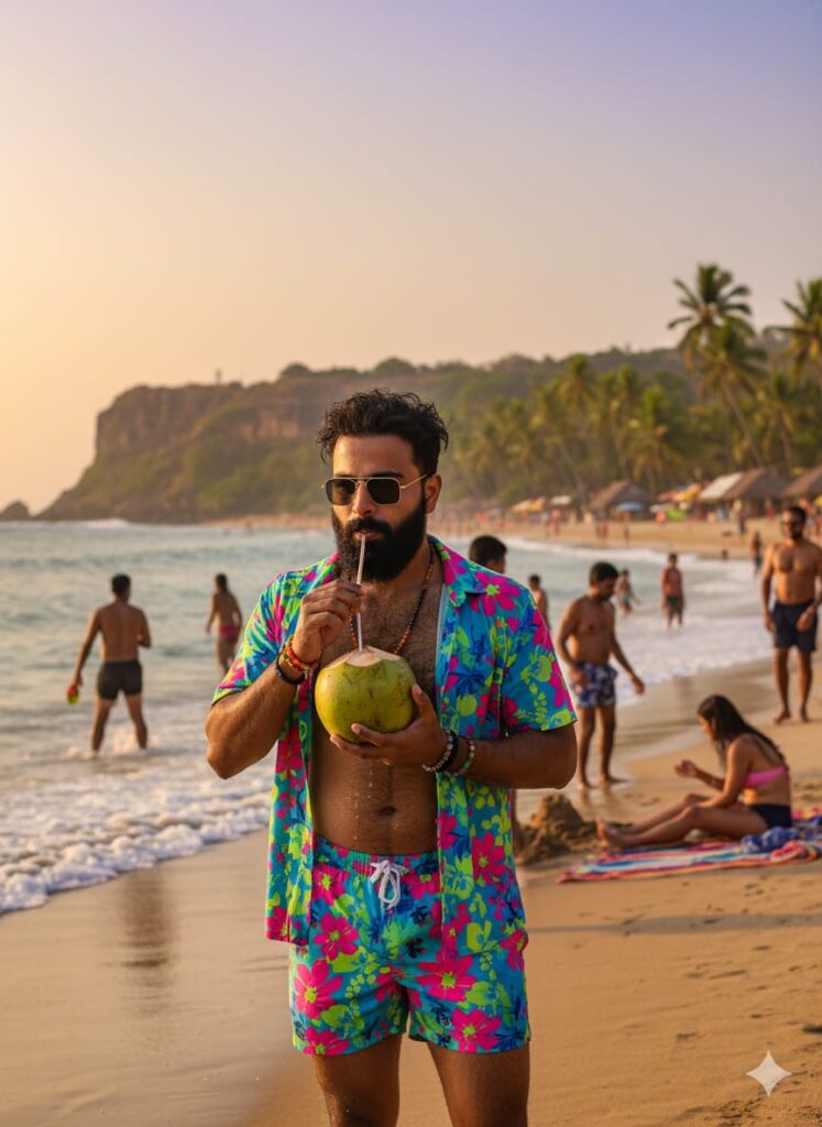 Google Gemini Retro Styles Goa Beach Ai Prompt - Gemini Ai Photo Editing