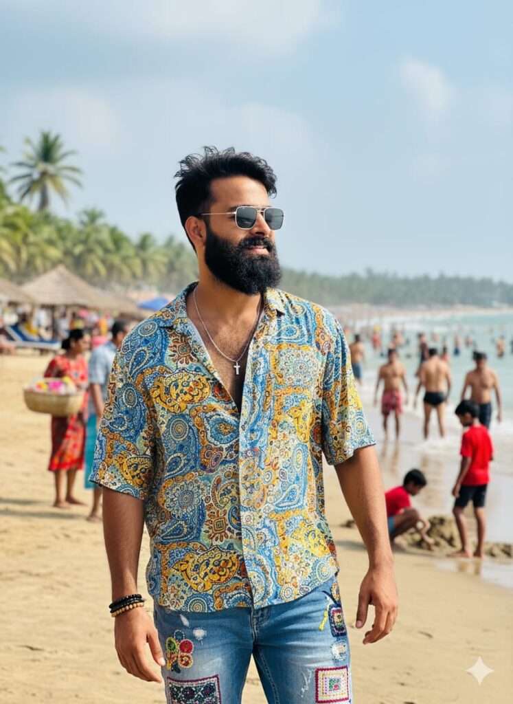 Google Gemini Retro Styles Goa Beach Ai Prompt - Gemini Ai Photo Editing