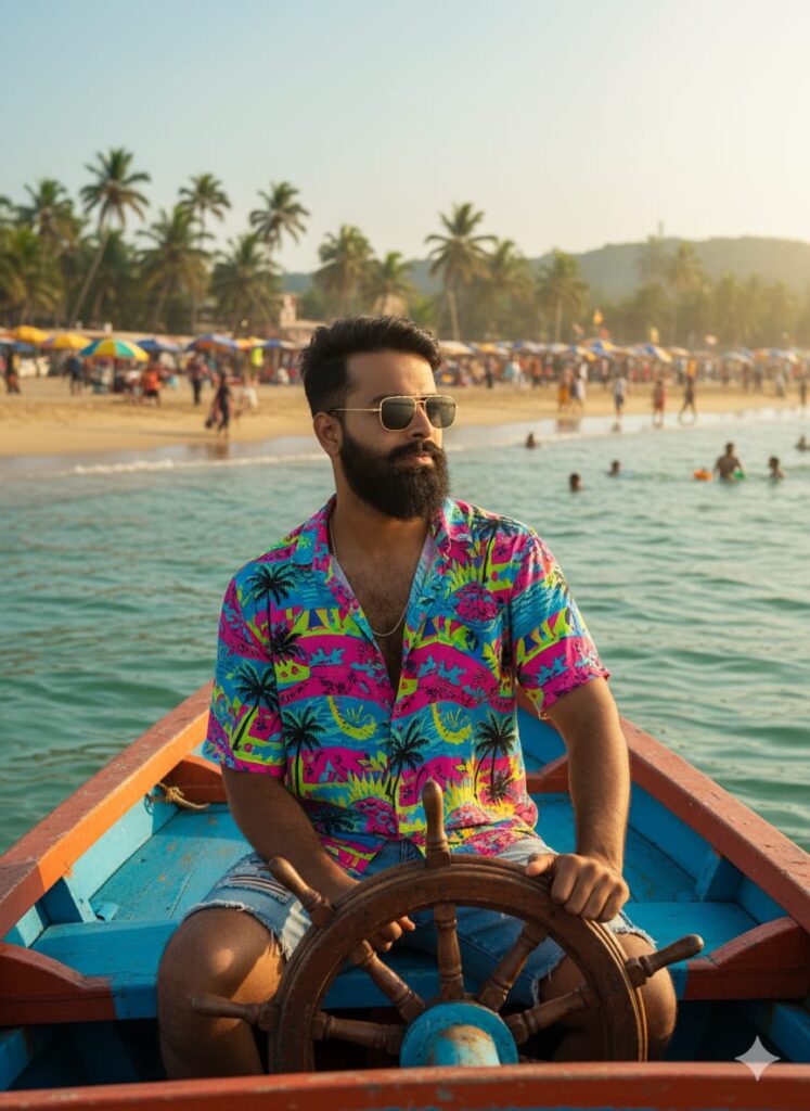 Google Gemini Retro Styles Goa Beach Ai Prompt - Gemini Ai Photo Editing