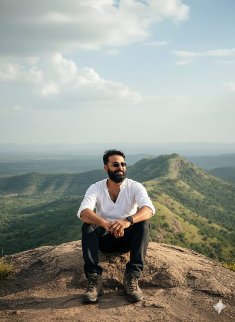 Google Gemini Natural Hills Ai Photo Editing Prompt 100% Face Match