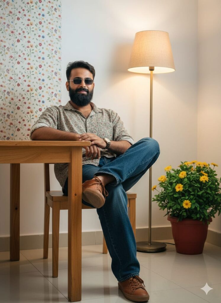 Boys' Retro Style Ai photo editing Prompts, Cinematic & 100% Face Match