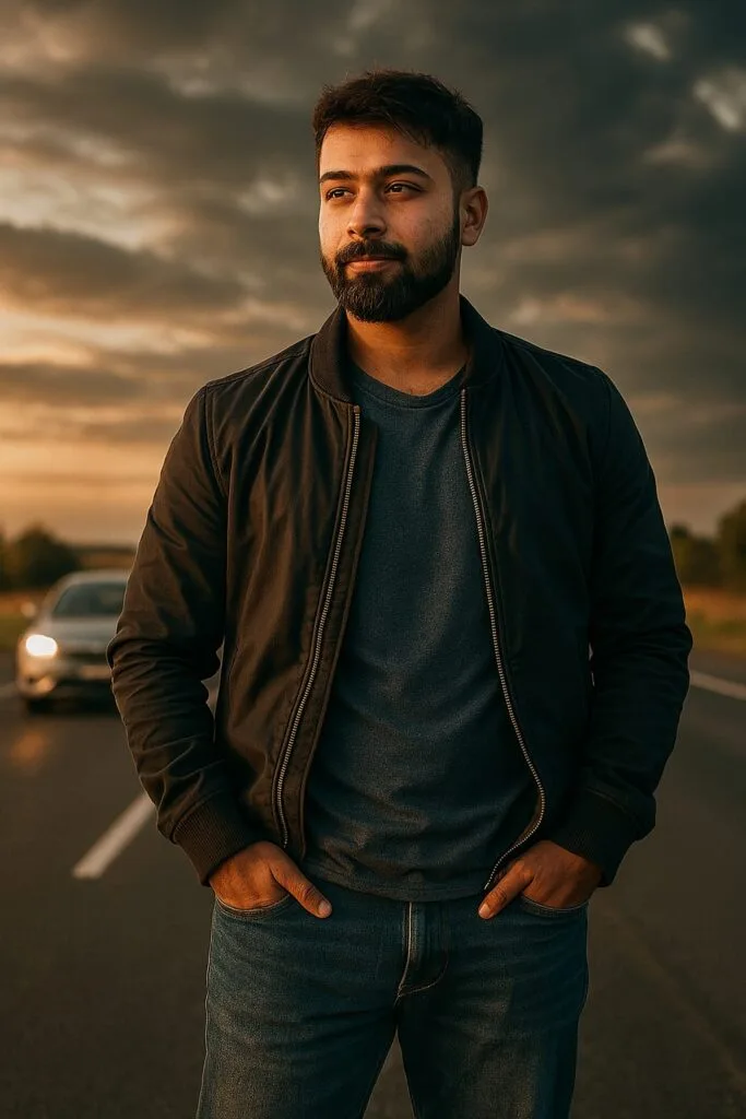 ChatGPT Highway Photo Shoot Ai Editing Prompts - Handsome Looking Ai Prompts