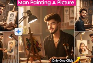 Google Gemini Man Painting A Picture - Ai Prompts
