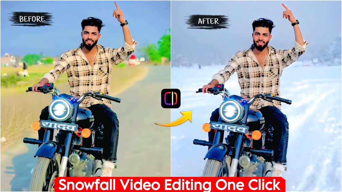 Snowfall Video Editing - How To Make a Snowfall Effect Video