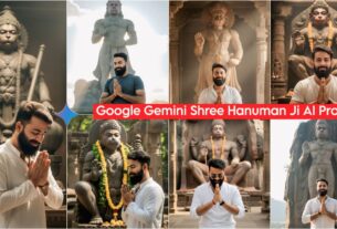 Google Gemini Ai Photo Prompts 1 Click – Retro God Hanuman Ai Prompts