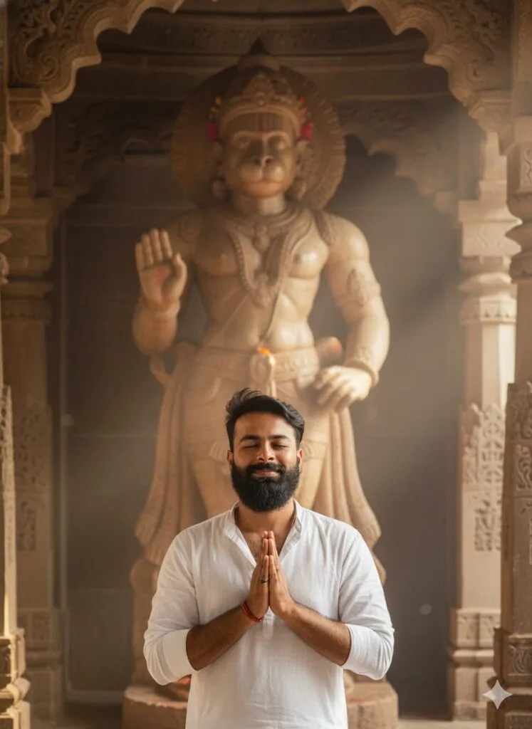 Google Gemini Ai Photo Prompts 1 Click – Retro God Hanuman Ai Prompts