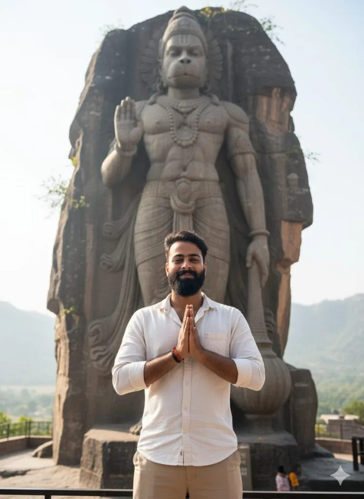 Google Gemini Ai Photo Prompts 1 Click – Retro God Hanuman Ai Prompts