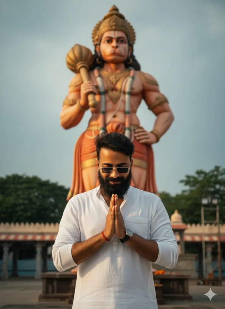 Google Gemini Ai Photo Prompts 1 Click – Retro God Hanuman Ai Prompts