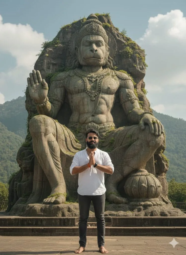 Google Gemini Ai Photo Prompts 1 Click – Retro God Hanuman Ai Prompts