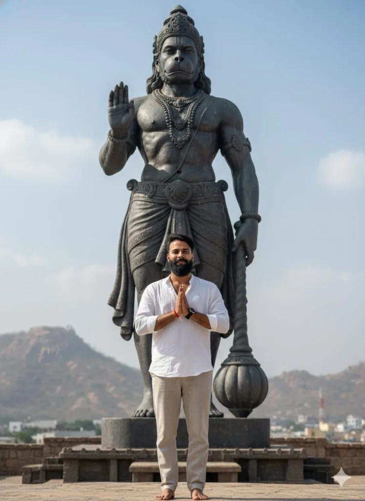 Google Gemini Ai Photo Prompts 1 Click – Retro God Hanuman Ai Prompts