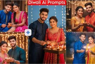 Google Gemini Diwali Retro Couple Ai Prompts 2025 - Diwali Photo Editing
