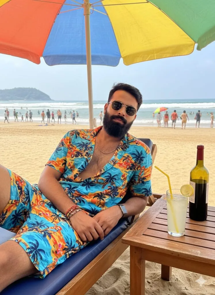 Google Gemini Retro Styles Goa Beach Ai Prompt - Gemini Ai Photo Editing