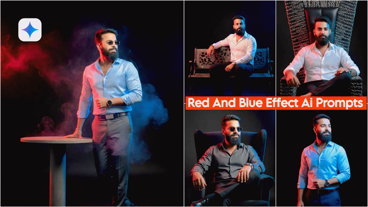 Trending New Google Gemini Ai Prompts - Red And Green Effect Ai Prompts