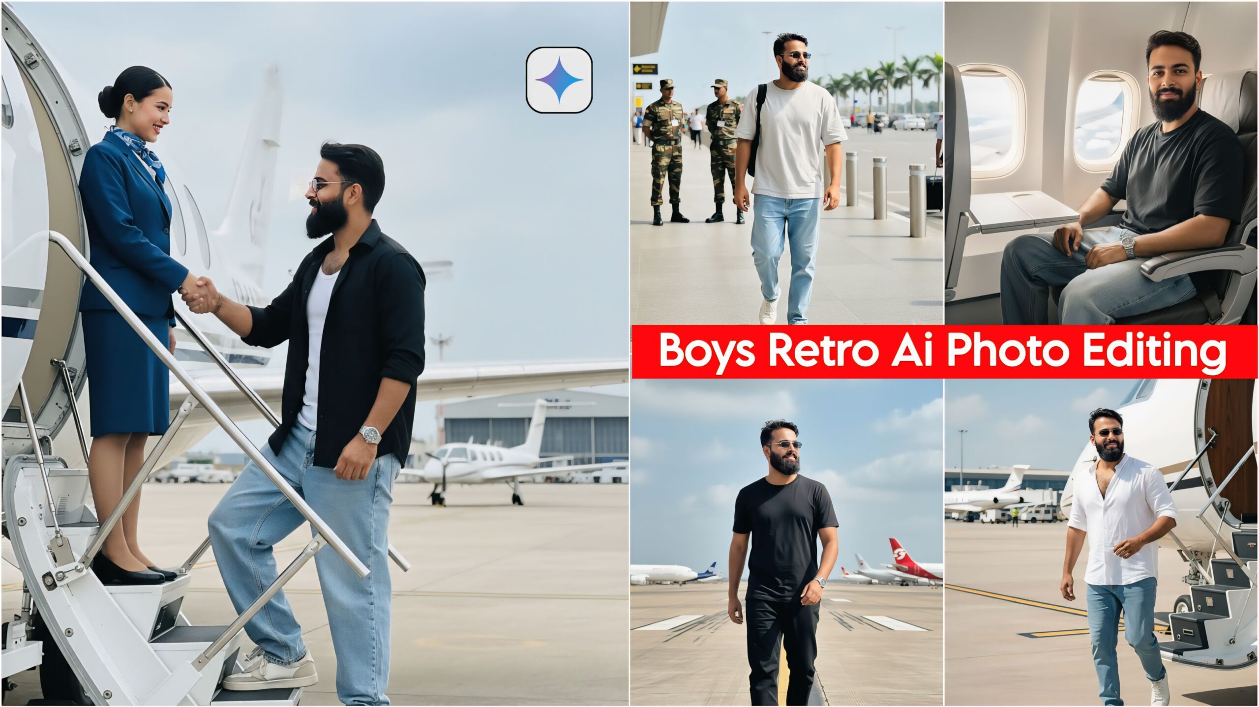 Google Gemini Boys Retro Stylish Ai Photo Editing Prompts