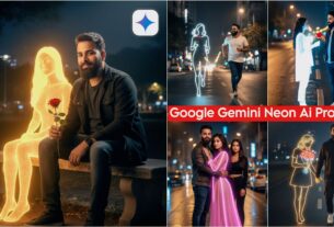 Google Gemini Boy Stylish Neon Ai Photo Editing Prompts 2025