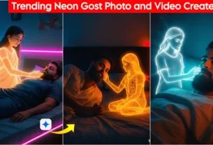 Trending Neon Ghost Photo and Video Create - Google Gemini Ai Prompts