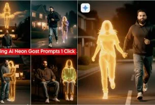 Trending Neon Ghost Photo and Video Ai Prompts