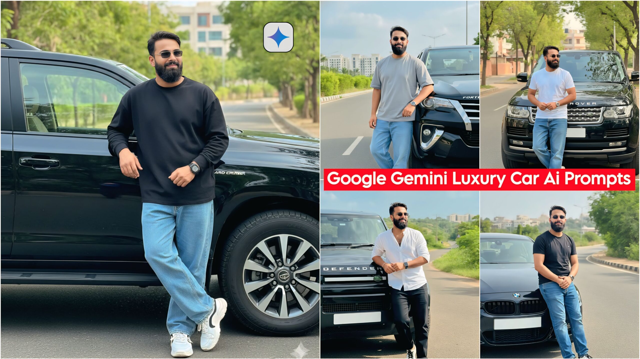 Google Gemini Luxury Car Ai Photo Editing Prompts 2025