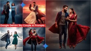 Viral AI Photo Editing Prompts Create Sky Couple Images 8K Photos in Seconds