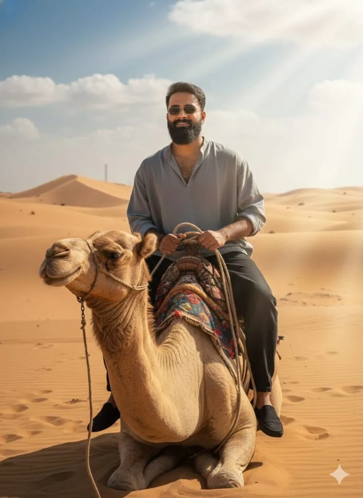 Google Gemini Retro Camels Boys Stylish Ai Prompts 2025
