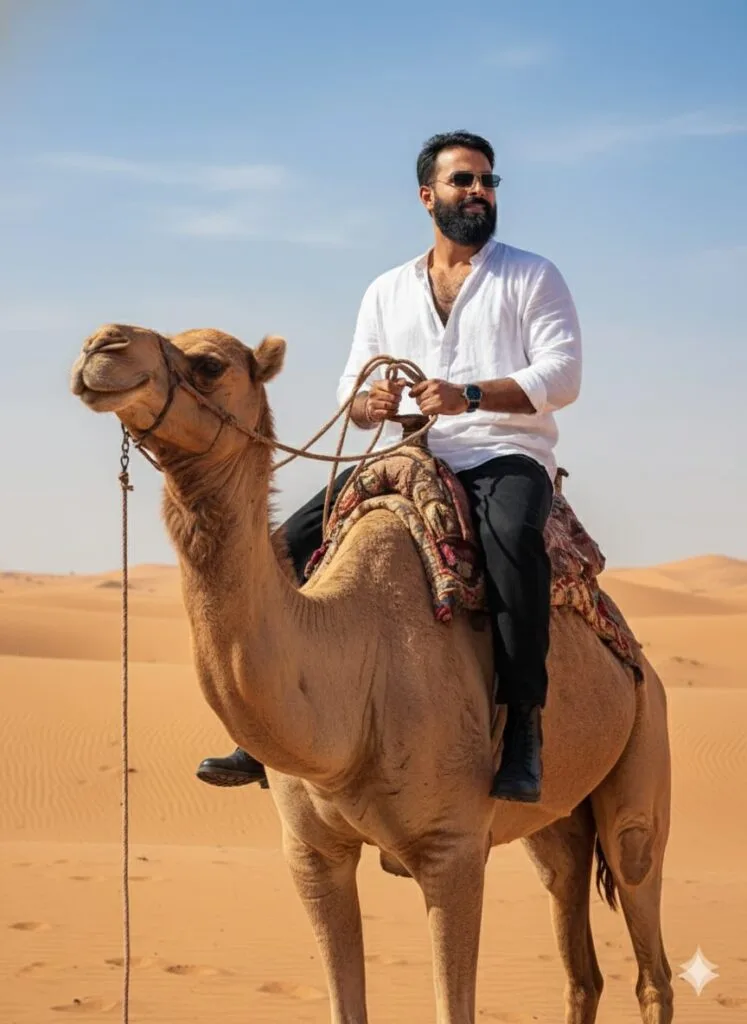 Google Gemini Retro Camels Boys Stylish Ai Prompts 2025