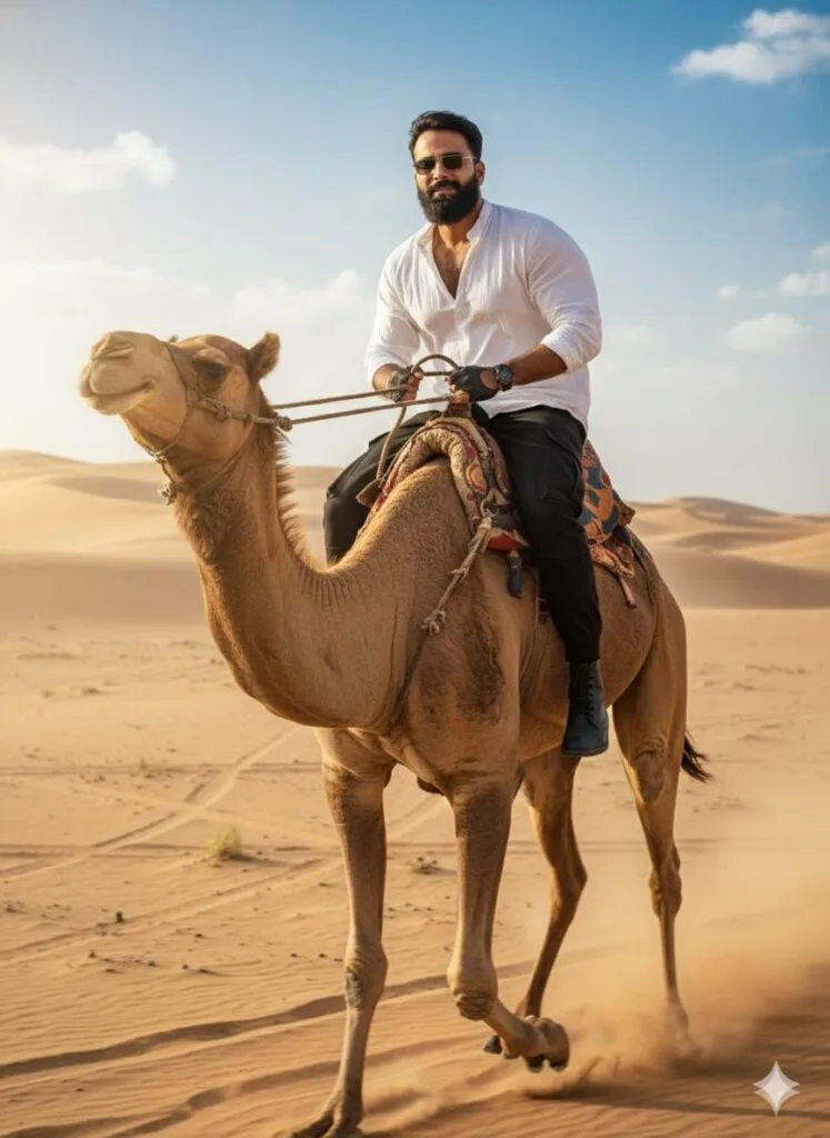 Google Gemini Retro Camels Boys Stylish Ai Prompts 2025