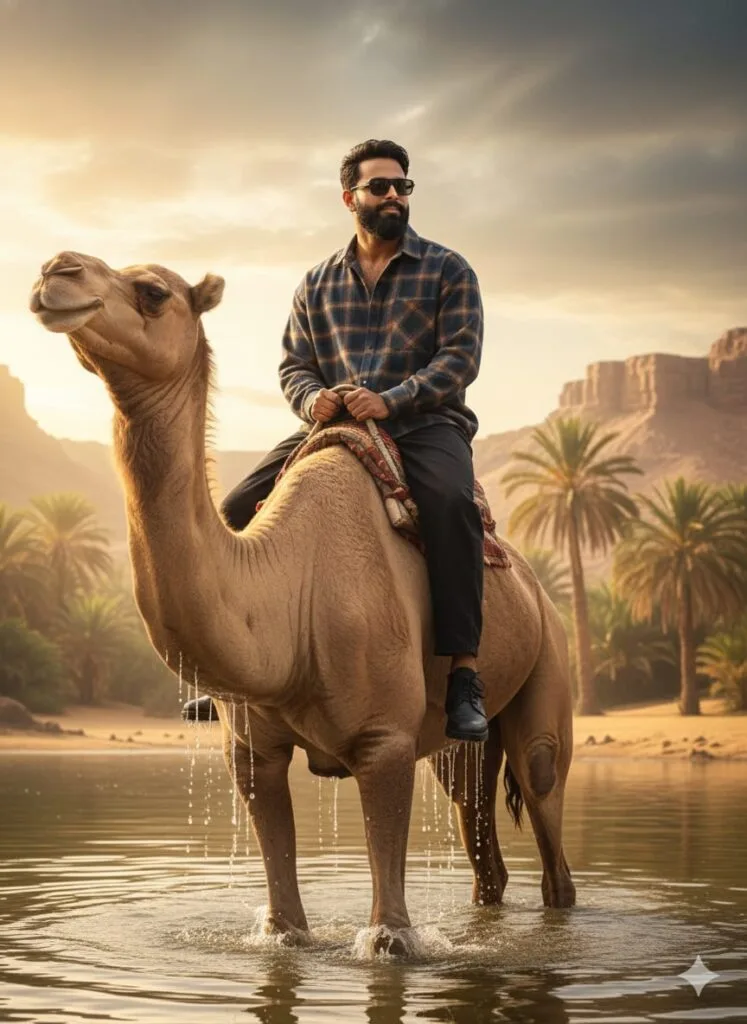 Google Gemini Retro Camels Boys Stylish Ai Prompts 2025