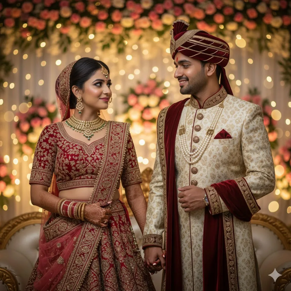 Google Gemini Indian Wedding Couple Ai Photo Editing Prompts