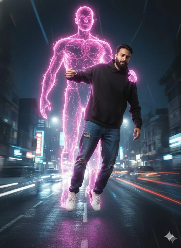 Neon Ghost Photo and Video Generator Ai Prompts, Google Gemini Ai Photo Editing