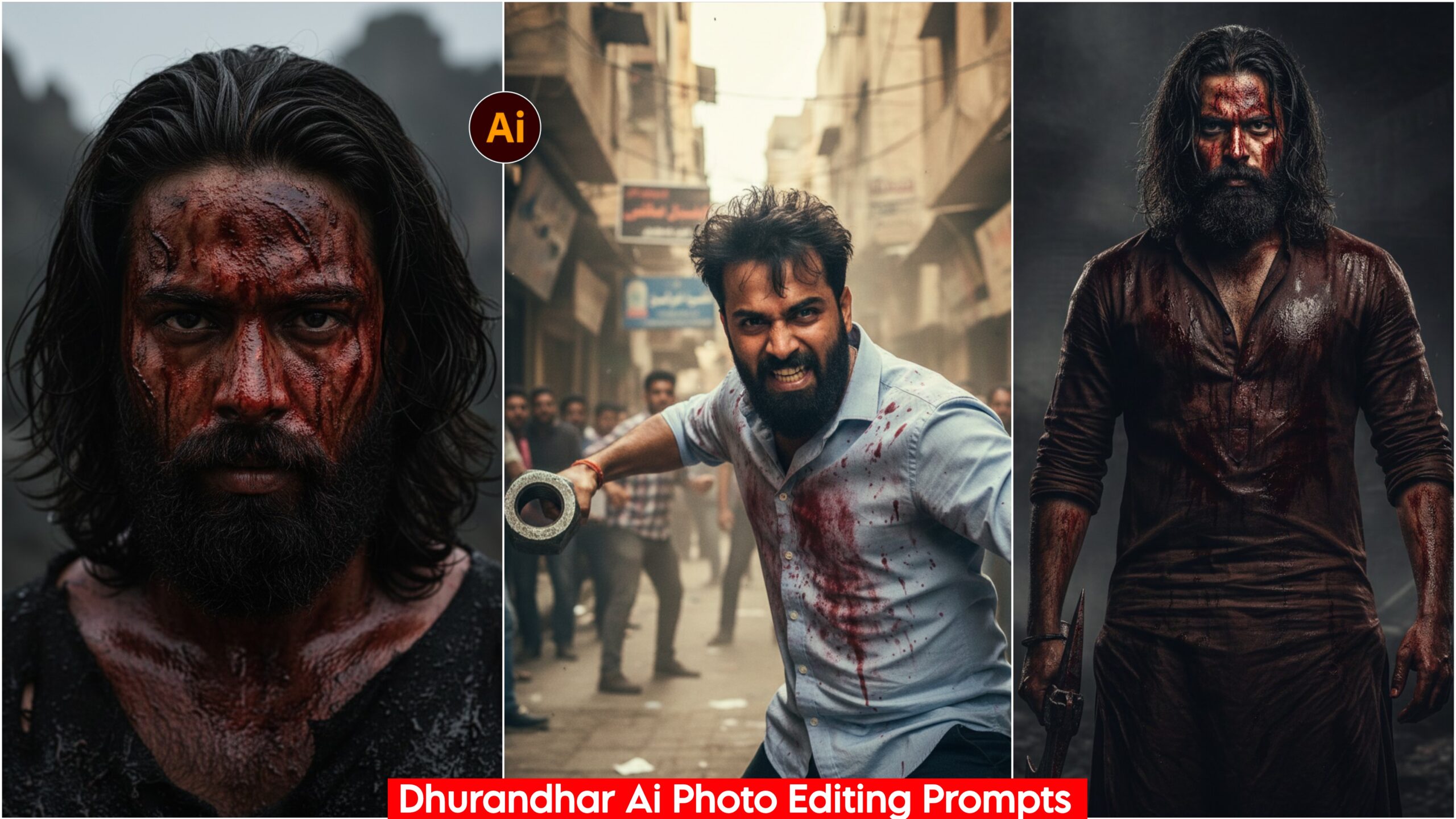 100% Faces Matching, Google Gemini Dhurandhar Ai Photo Editing Prompts