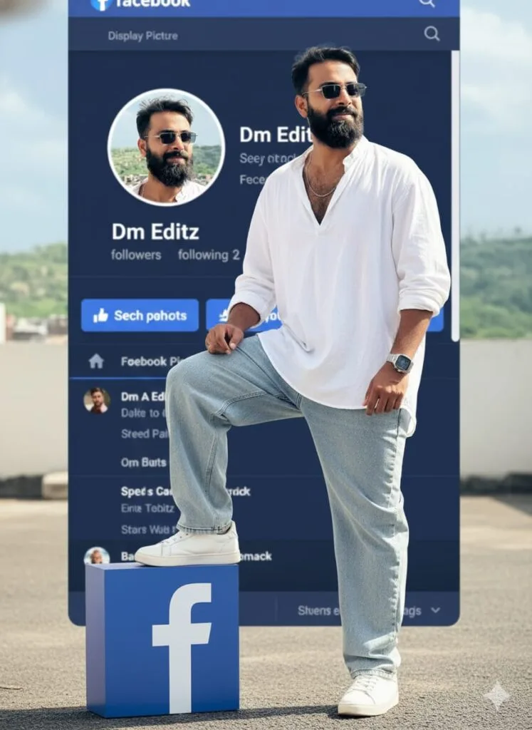 Trending Facebook Profile Ai Photo Editing Prompts,100% Face Match