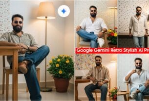 Boys' Retro Style Ai photo editing Prompts, Cinematic & 100% Face Match