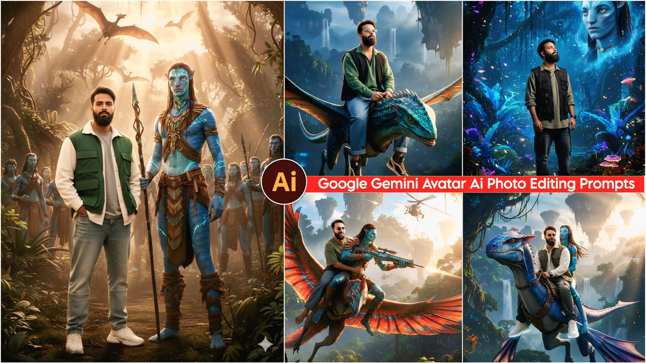 Google Gemini Avatar Ai Photo Editing Prompts, Avatar Ai Prompts 2025