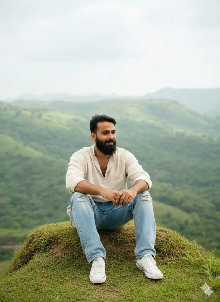 Google Gemini Natural Hills Ai Photo Editing Prompt 100% Face Match