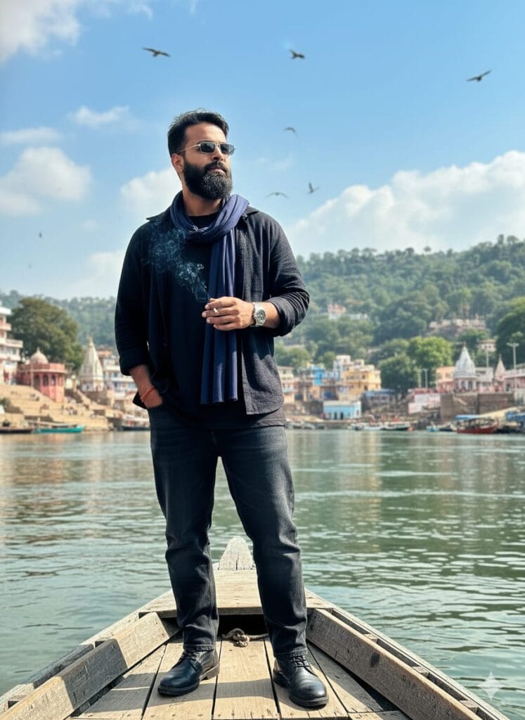 Google Gemini River Boat Ai Photo Editing Prompts, 100% Face Realistic Matching