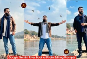 Google Gemini River Boat Ai Photo Editing Prompts, 100% Face Realistic Matching