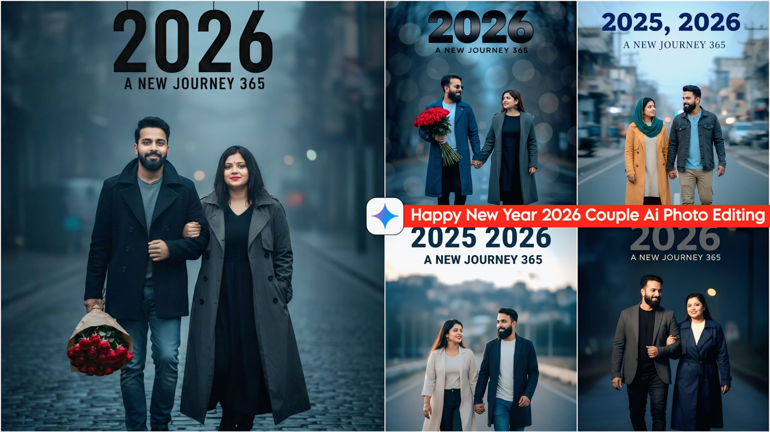 Happy New Year 2026 Couple Ai Photo Editing Prompts Google Gemini