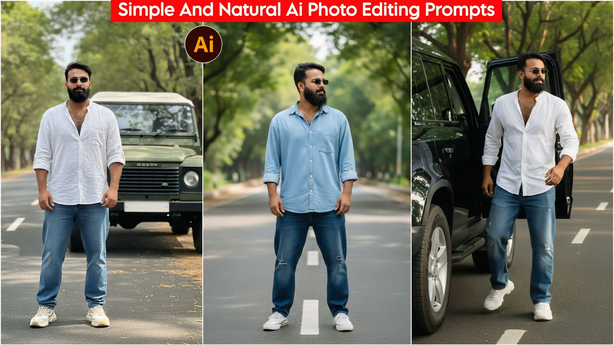Simple And Natural Ai Photo Editing Prompts, Google Gemini 100% Realistic