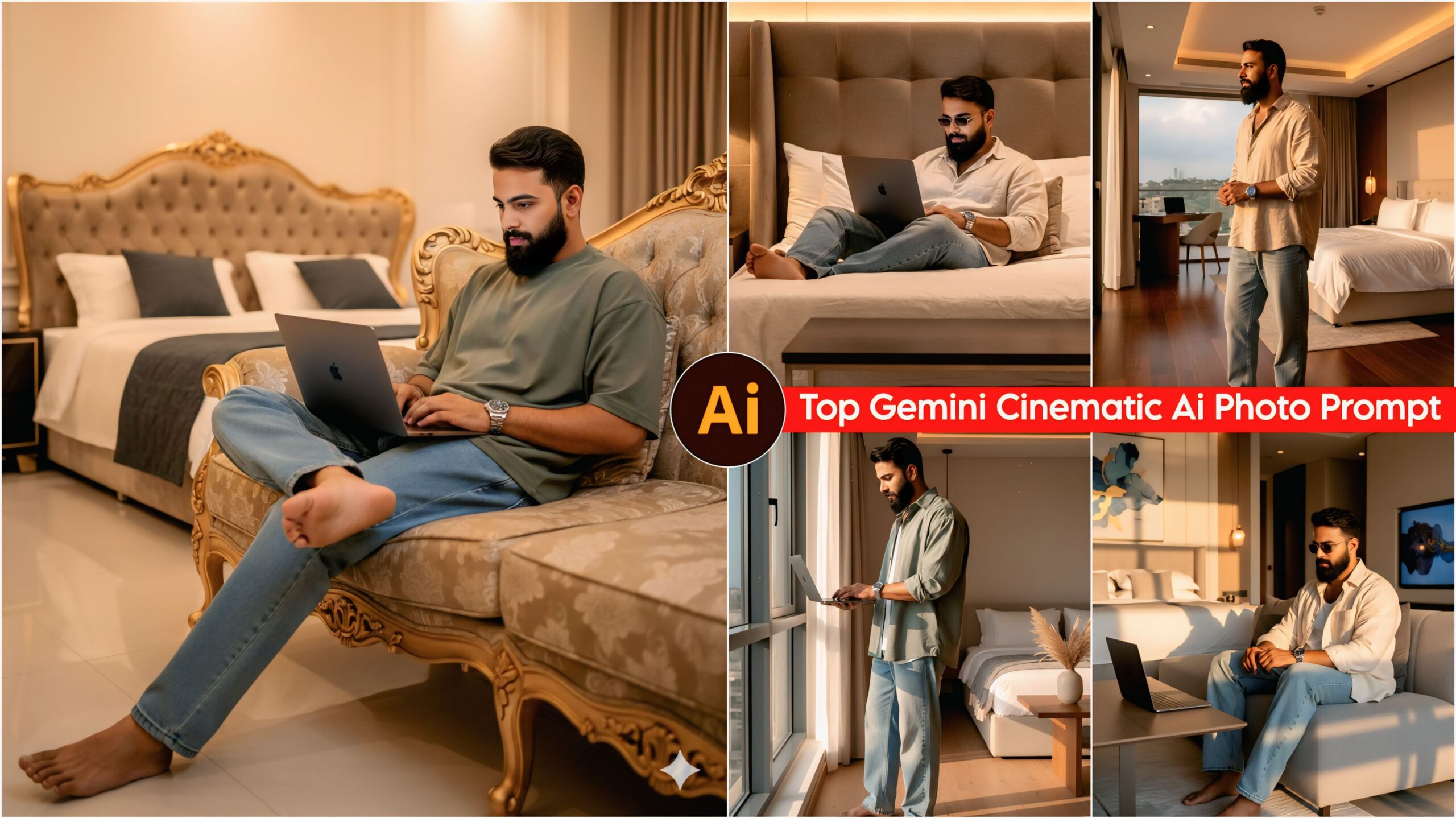 Top Gemini Cinematic Ai Photo Prompt For Boys To Create 4K HD Photos