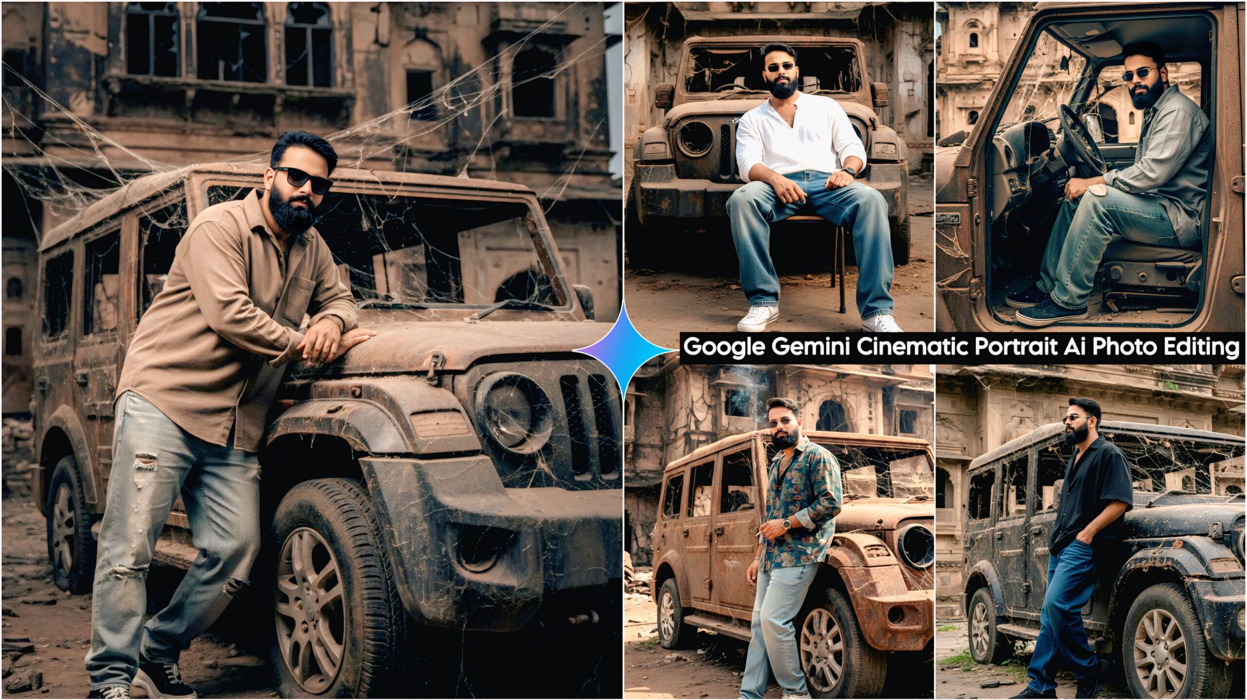 Google Gemini Cinematic Portrait Ai Photo Editing Prompts 2026