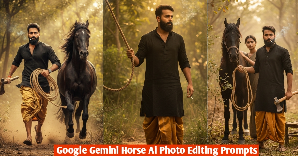 Google Gemini Horse Ai Photo Editing Prompts to Create Ultra-Realistic 100%