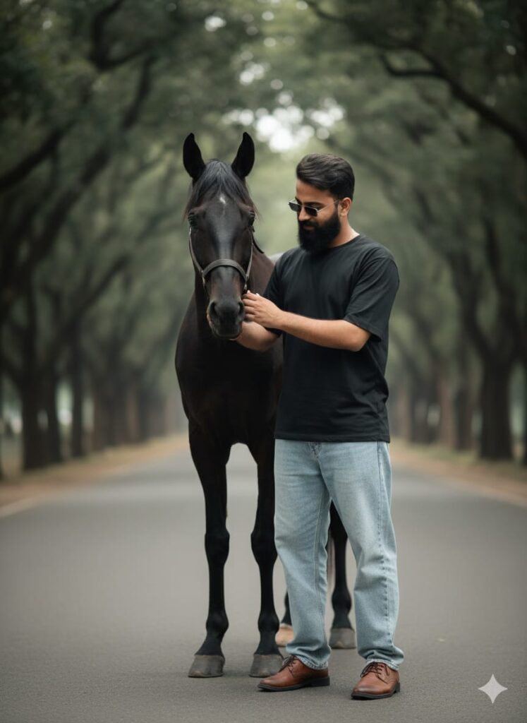 Google Gemini Horses Riding Ai Photo Editing Prompts 100% Real Face